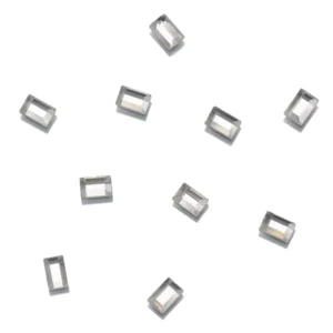 Flatback Shape Rhinestones Crystal • Rectangle 2X3mm 10un