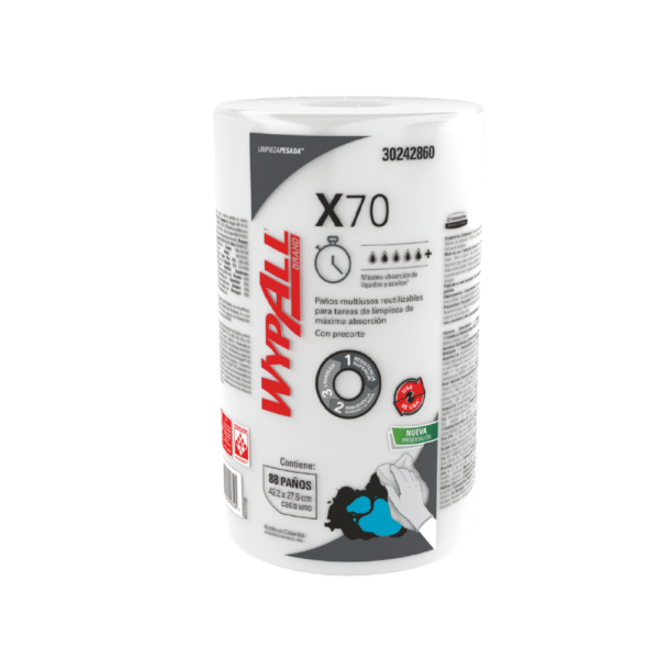 Paños de Limpieza WypAll x70 Regular Rollo 88un