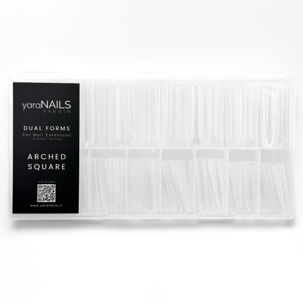 DF_Arched Square Set Tips Dual Forms Arched Square 150un