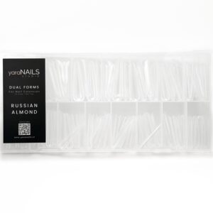 Set Tips Dual Forms Russian Almond 150un