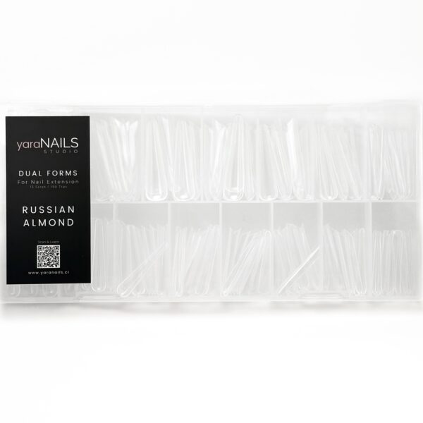 DF_Russian Almond Set Tips Dual Forms Russian Almond 150un