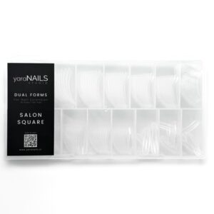 Set Tips Dual Forms Salon Square 150un