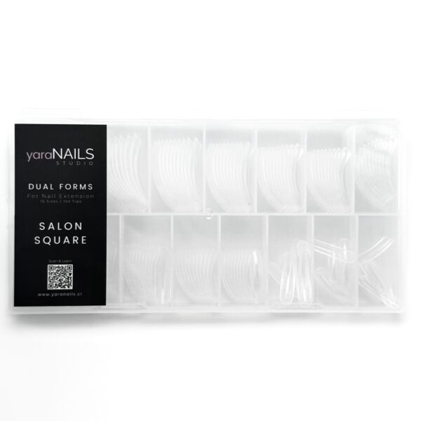 DF_Salon Square Set Tips Dual Forms Salon Square 150un