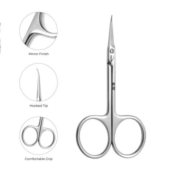 Tijeras para Cutícula KD.707 95mm (Gancho)