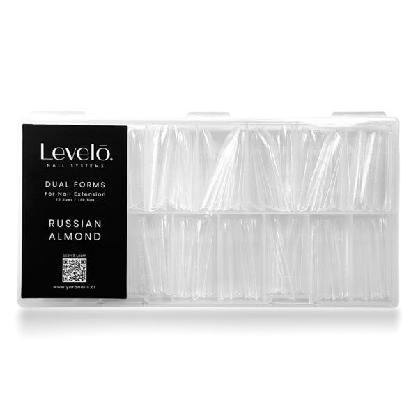 russian almond Set Tips Dual Forms Russian Almond 150un