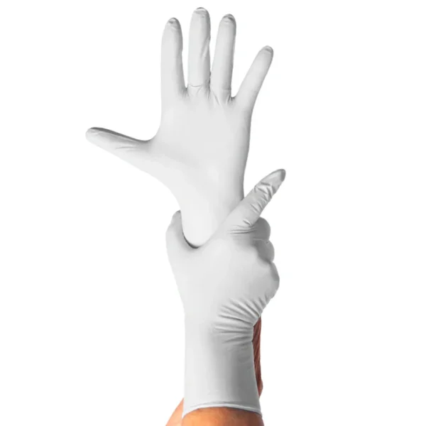 Guante de Nitrilo Blanco M 100un