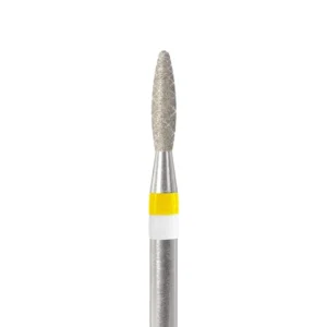 Fresa Diamante Perlada Flama Amarilla 2.1mm